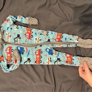 Little Sleepies first responder Footies with Full-Body Coverage